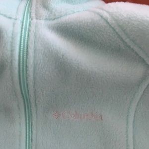 Teal Columbia Fleece Jacket